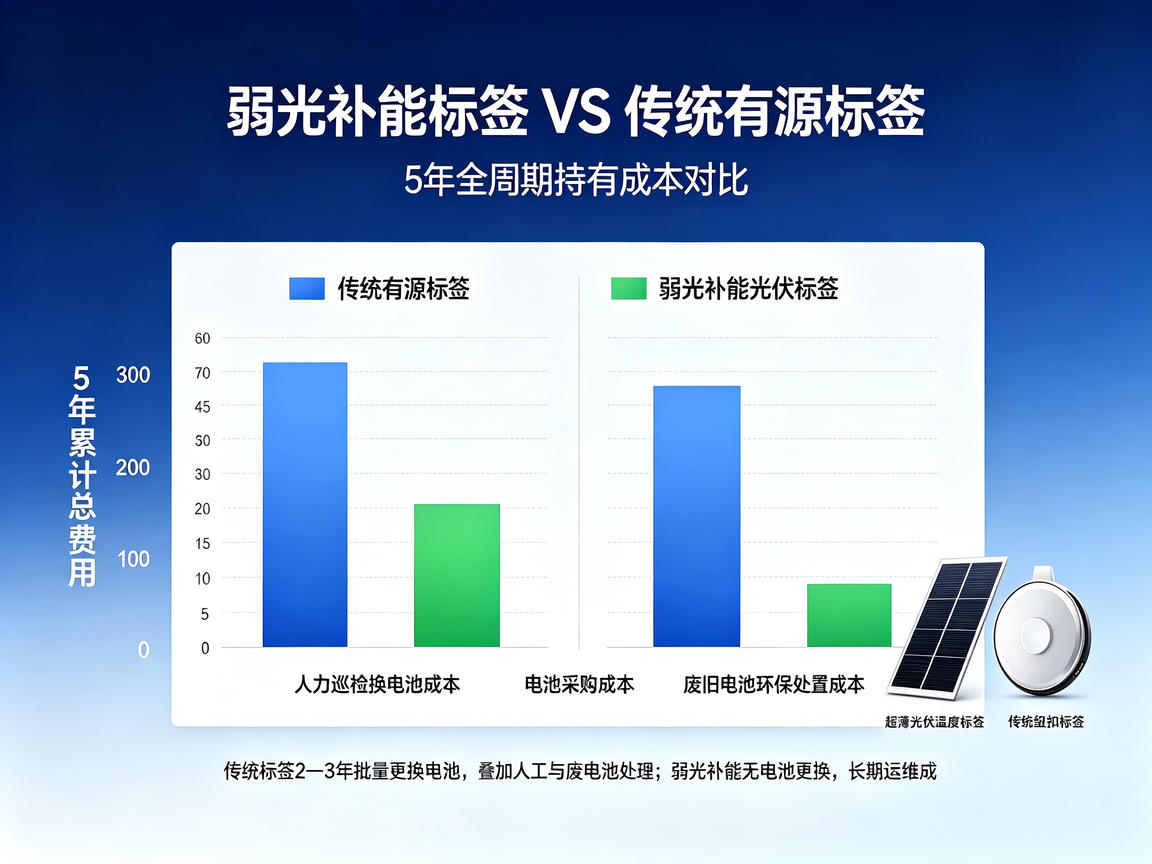 RFID資產標簽選型避坑指南：弱光補能 vs 傳統有源標簽，到底差在哪？